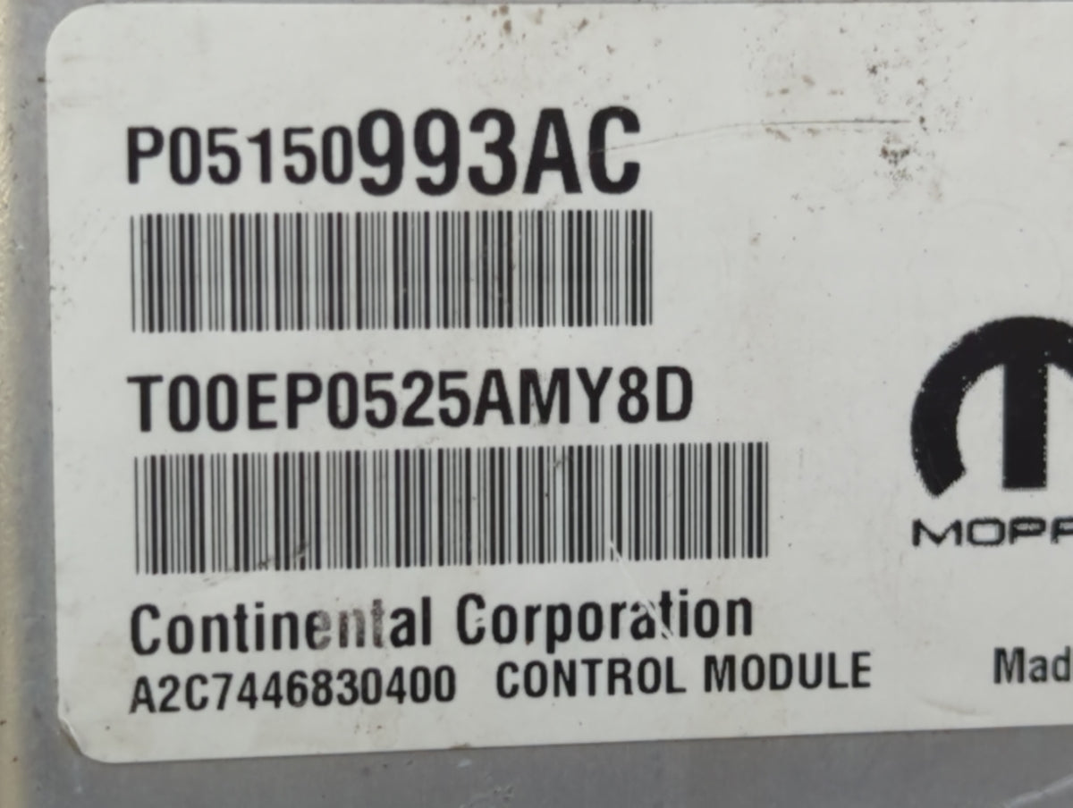 2015 Chrysler 200 PCM Engine Control Computer ECU ECM PCU OEM P/N:P05150993AC P68258531AA, P68102888AG, P68102888AC, P681028