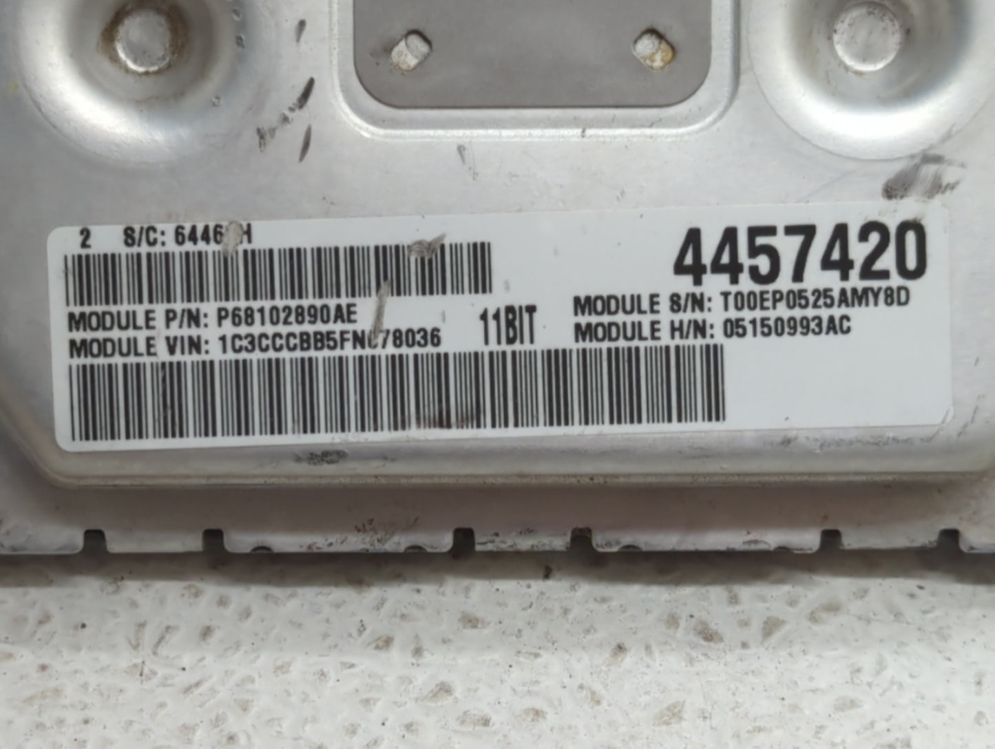 2015 Chrysler 200 PCM Engine Control Computer ECU ECM PCU OEM P/N:P05150993AC P68258531AA, P68102888AG, P68102888AC Fits OEM