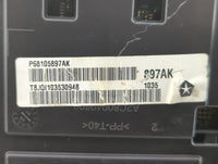 2015 Chrysler 200 Instrument Cluster Speedometer Gauges P/N:P68105897AK Fits OEM Used Auto Parts - Oemusedautoparts1.com
