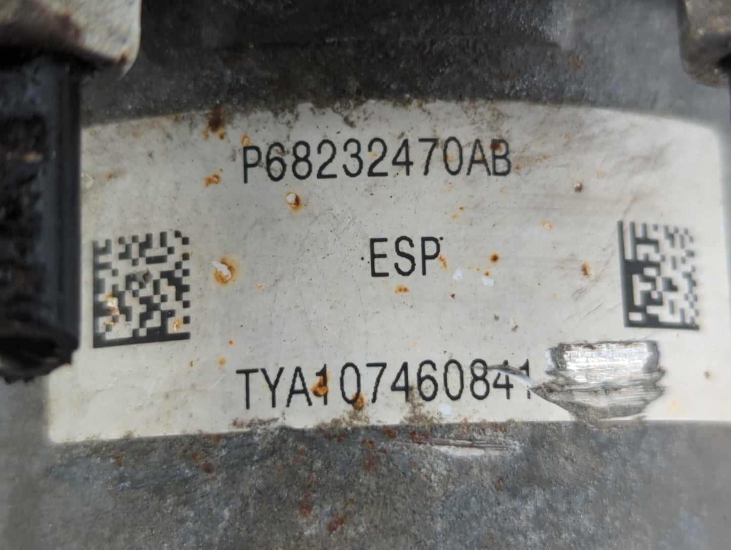 2015 Chrysler 200 ABS Pump Control Module Replacement P/N:TYA107460841 P68232470AB Fits OEM Used Auto Parts - Oemusedautopar