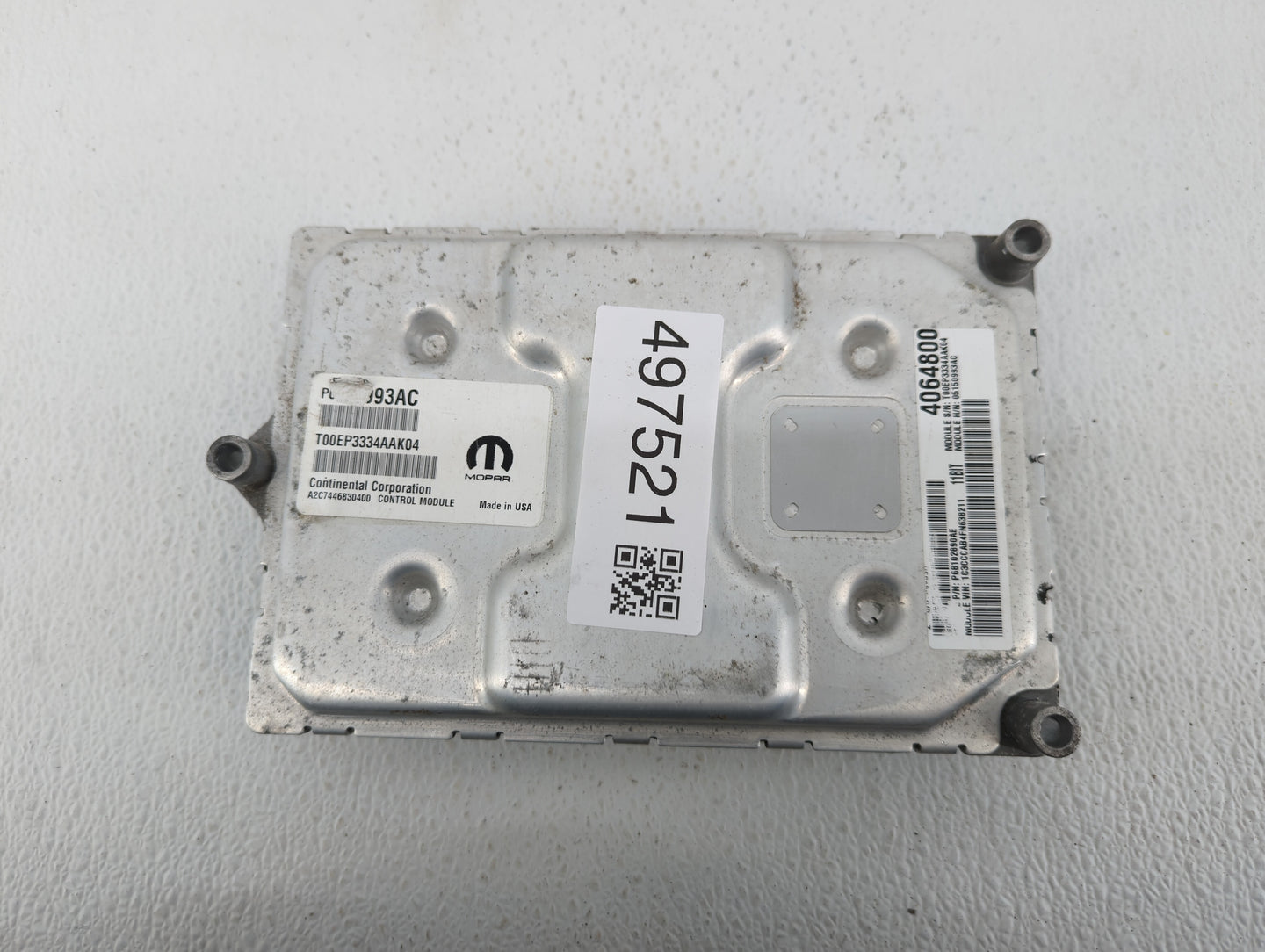 2015 Chrysler 200 PCM Engine Control Computer ECU ECM PCU OEM P/N:P05150993AC P68258531AA, P68102888AG, P68102888AC Fits OEM