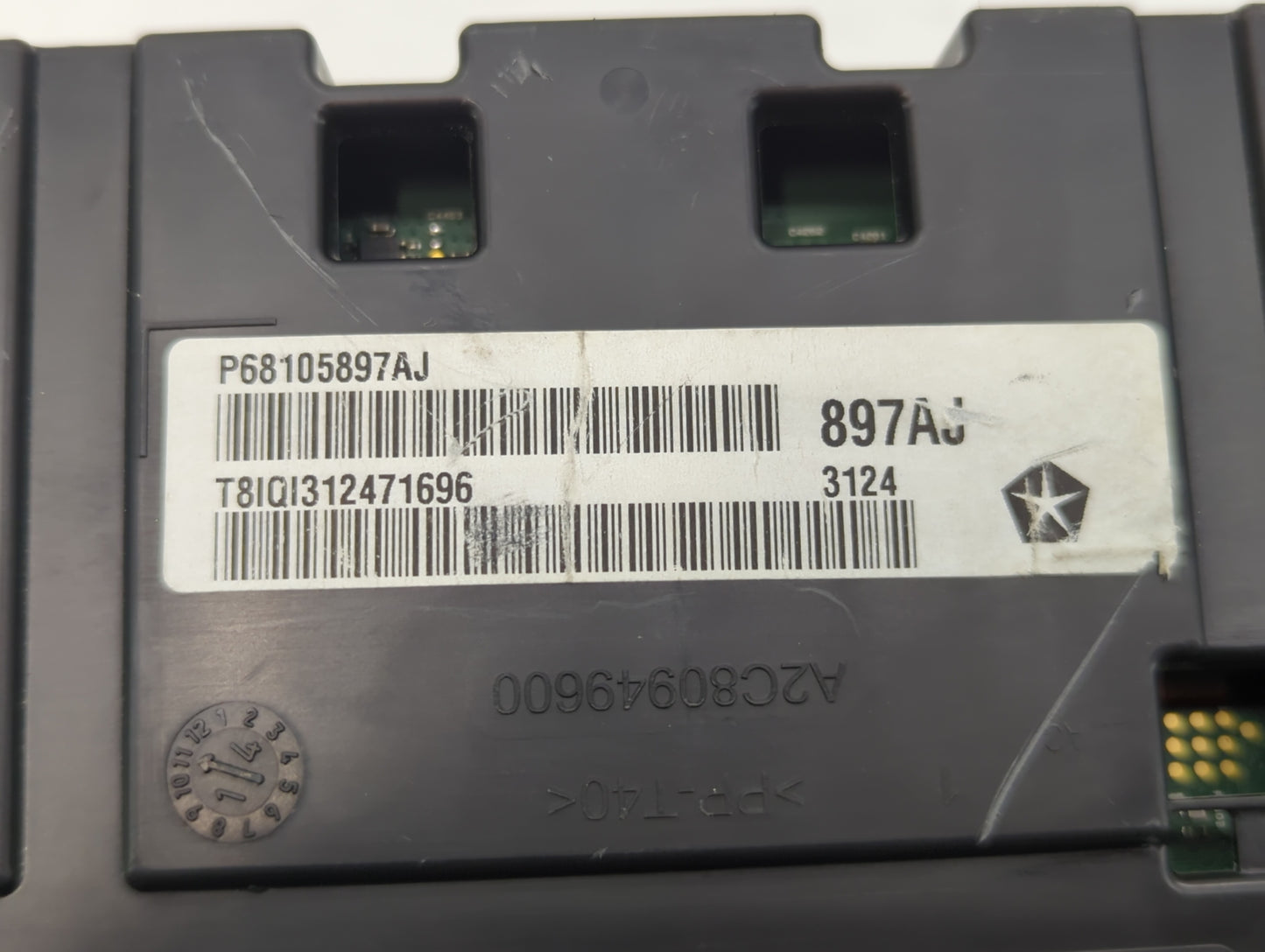 2015 Chrysler 200 Instrument Cluster Speedometer Gauges P/N:P68105897AJ Fits OEM Used Auto Parts - Oemusedautoparts1.com