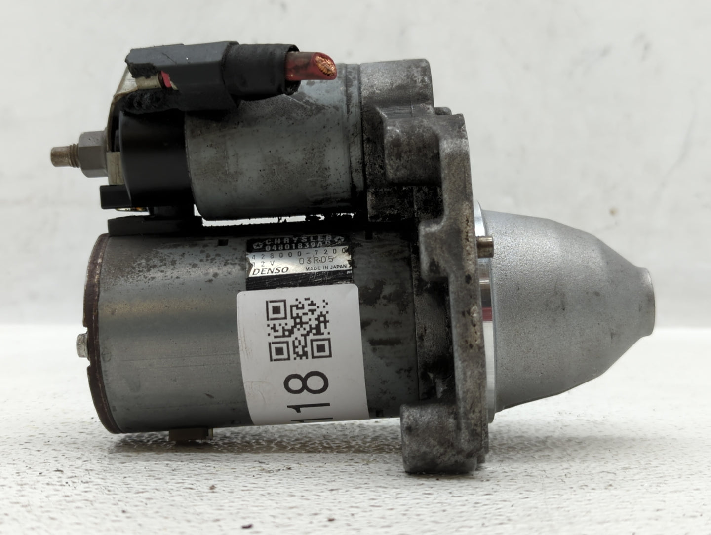 2015-2017 Chrysler 200 Car Starter Motor Solenoid OEM P/N:428000-7200 04801839AD Fits OEM Used Auto Parts - Oemusedautoparts