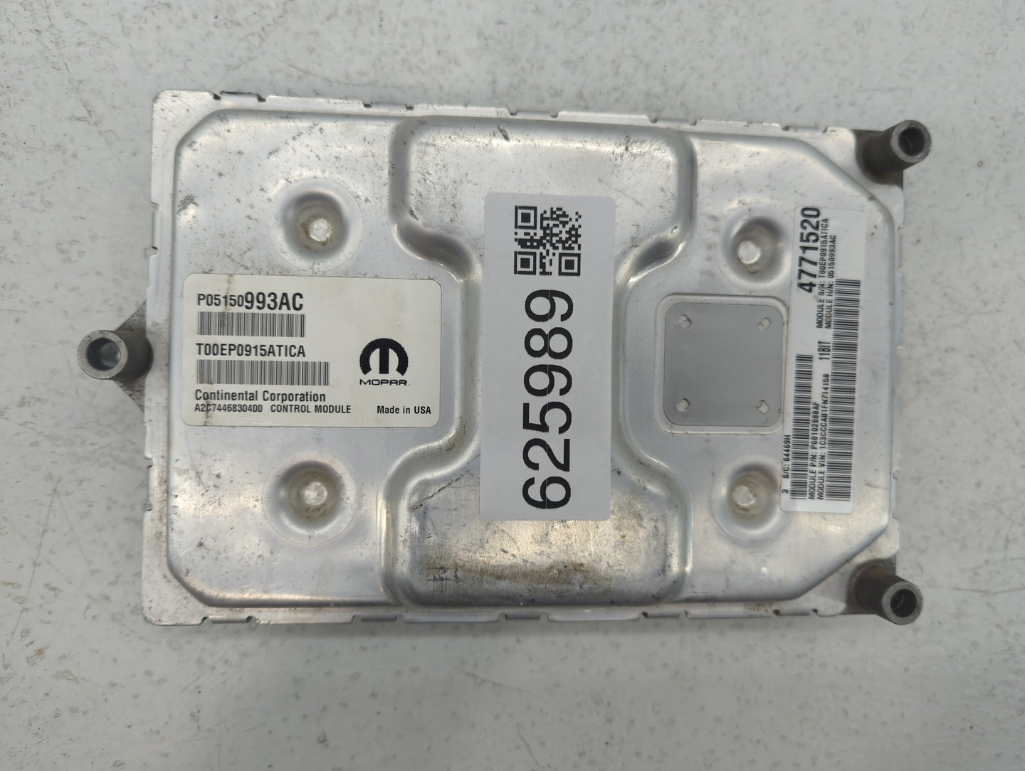 2015 Chrysler 200 PCM Engine Control Computer ECU ECM PCU OEM P/N:P68102888AF P05150993AC Fits OEM Used Auto Parts - Oemused