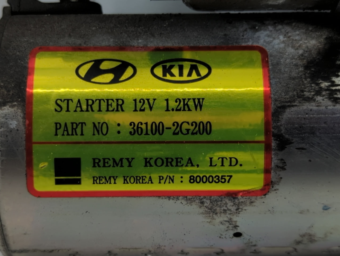 2015-2017 Chrysler 200 Car Starter Motor Solenoid OEM P/N:M000T39071ZC 68084005AA Fits OEM Used Auto Parts - Oemusedautopart