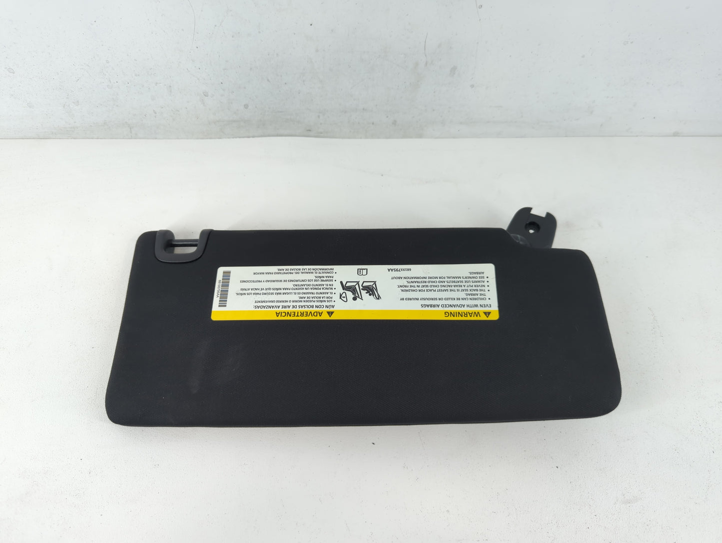 2015 Chrysler 200 Sun Visor Shade Replacement Driver Left Mirror Fits OEM Used Auto Parts - Oemusedautoparts1.com