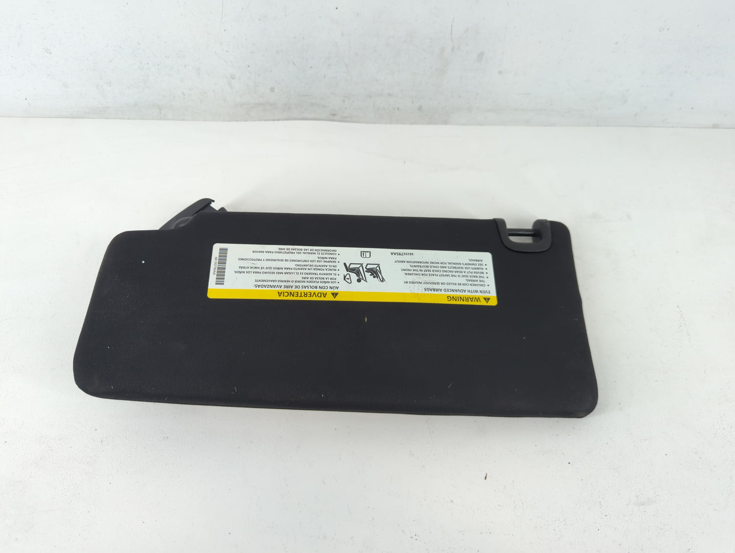 2015 Chrysler 200 Sun Visor Shade Replacement Passenger Right Mirror Fits OEM Used Auto Parts - Oemusedautoparts1.com