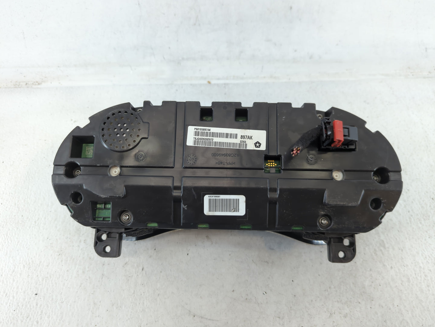 2015 Chrysler 200 Instrument Cluster Speedometer Gauges P/N:P68105897AK 897AI, P68105897AI Fits OEM Used Auto Parts - Oemuse