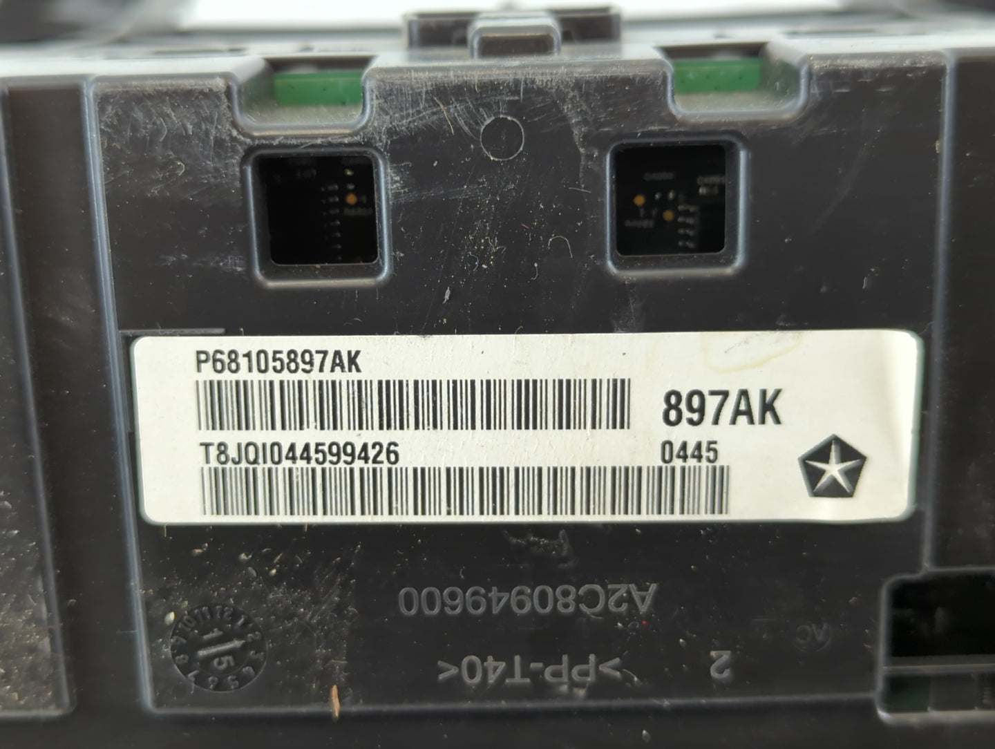 2015 Chrysler 200 Instrument Cluster Speedometer Gauges P/N:P68105897AK Fits OEM Used Auto Parts - Oemusedautoparts1.com
