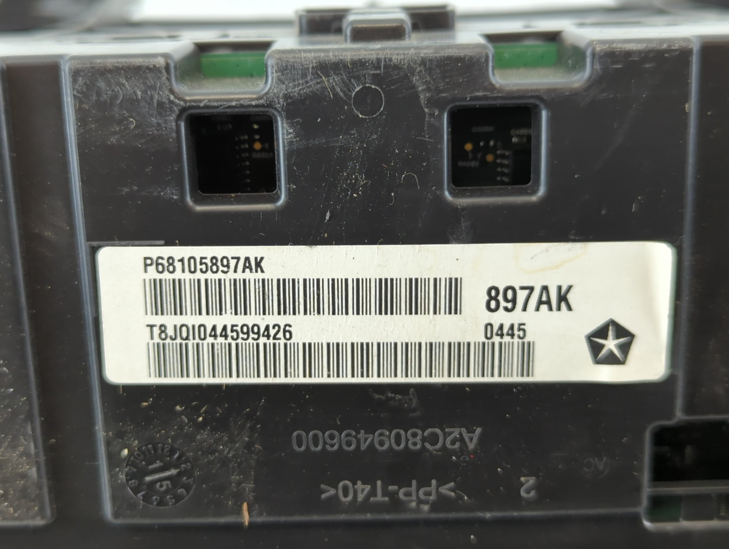 2015 Chrysler 200 Instrument Cluster Speedometer Gauges P/N:P68105897AK Fits OEM Used Auto Parts - Oemusedautoparts1.com