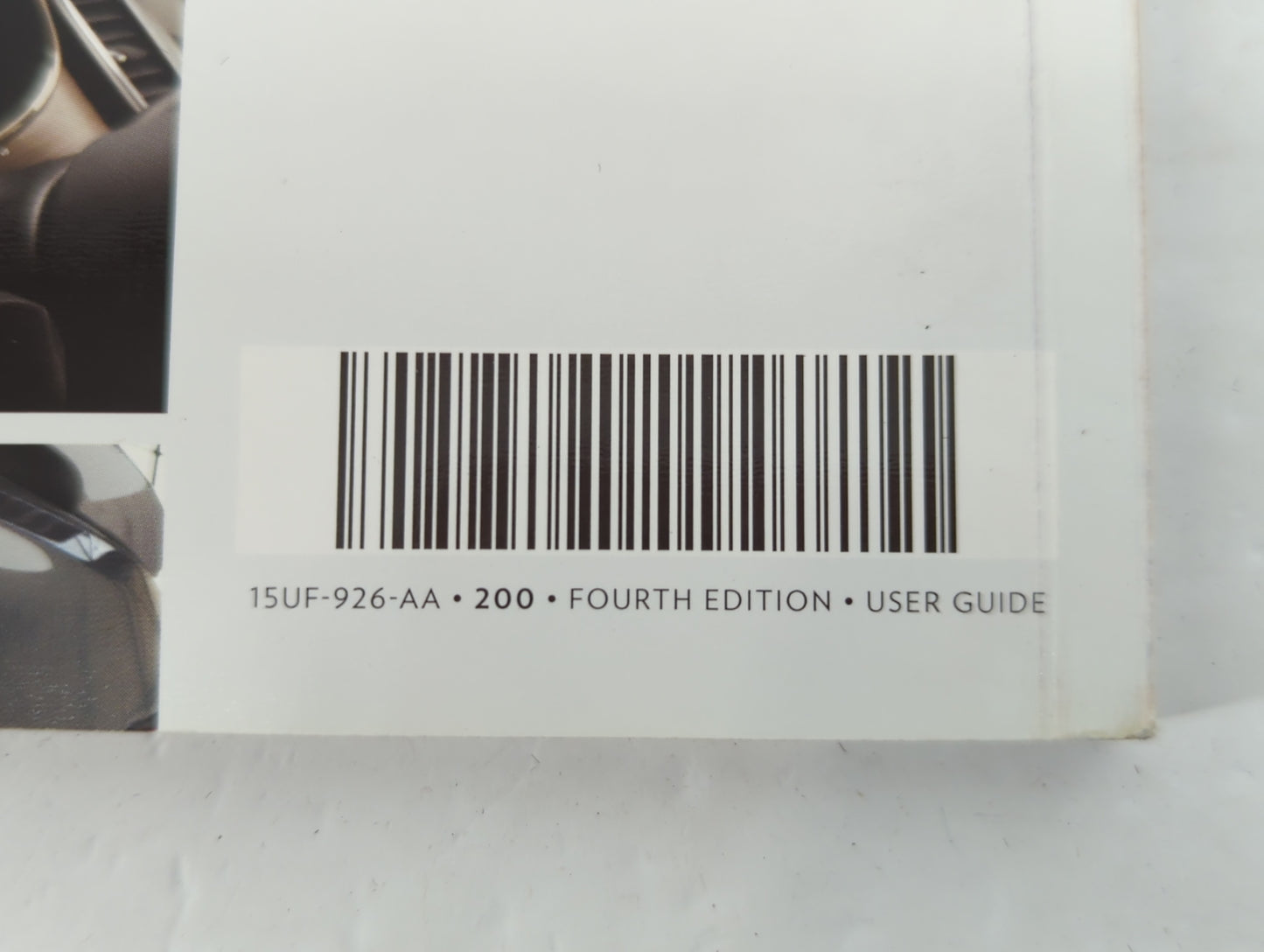 2015 Chrysler 200 Owners Manual Book Guide P/N:15UF-926-AA OEM Used Auto Parts - Oemusedautoparts1.com