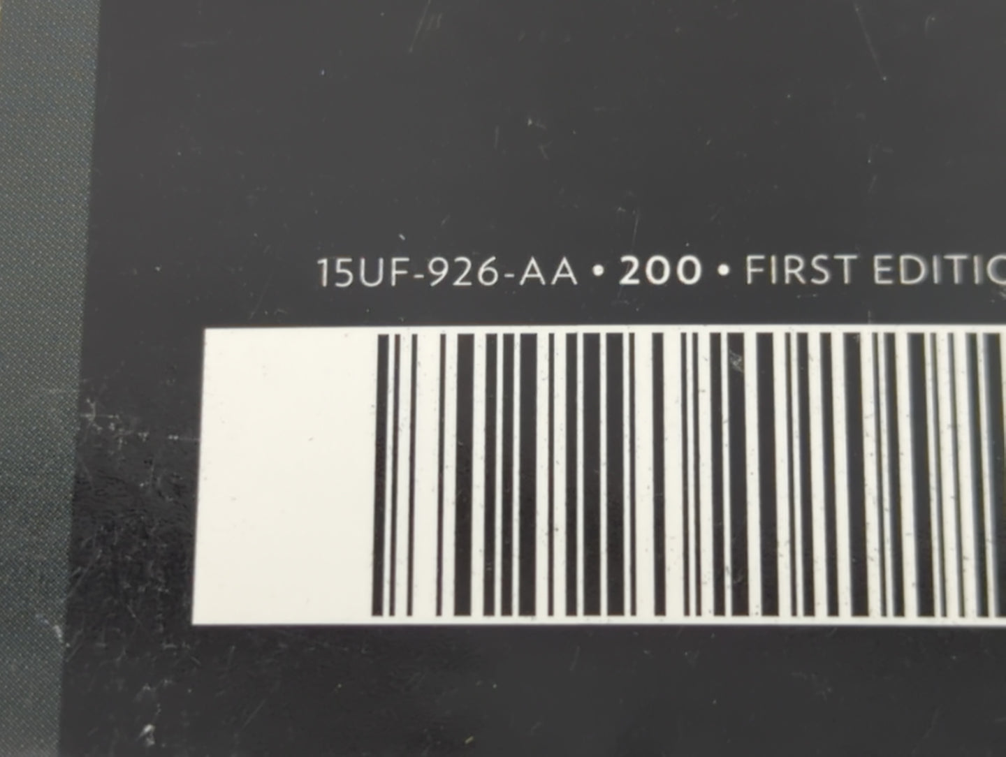 2015 Chrysler 200 Owners Manual Book Guide P/N:15UF-926-AA OEM Used Auto Parts - Oemusedautoparts1.com
