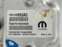 2015 Chrysler 200 PCM Engine Control Computer ECU ECM PCU OEM P/N:P68102888AE 4322520, P05150993AC Fits OEM Used Auto Parts 