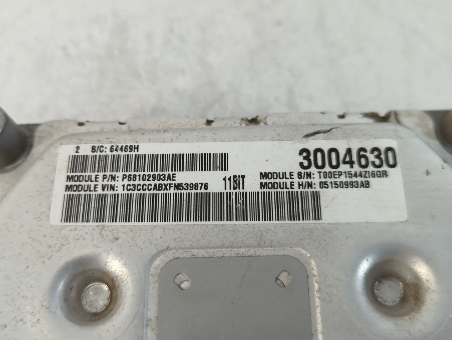 2015 Chrysler 200 PCM Engine Control Computer ECU ECM PCU OEM P/N:P68102903AE P05150993AB Fits OEM Used Auto Parts - Oemused