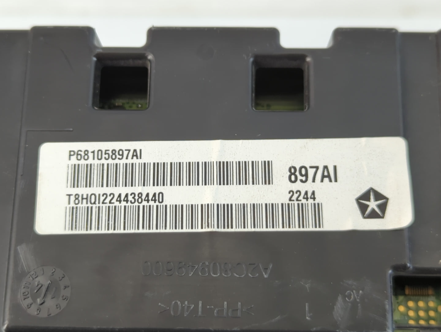 2015 Chrysler 200 Instrument Cluster Speedometer Gauges P/N:P68105897AI Fits OEM Used Auto Parts - Oemusedautoparts1.com