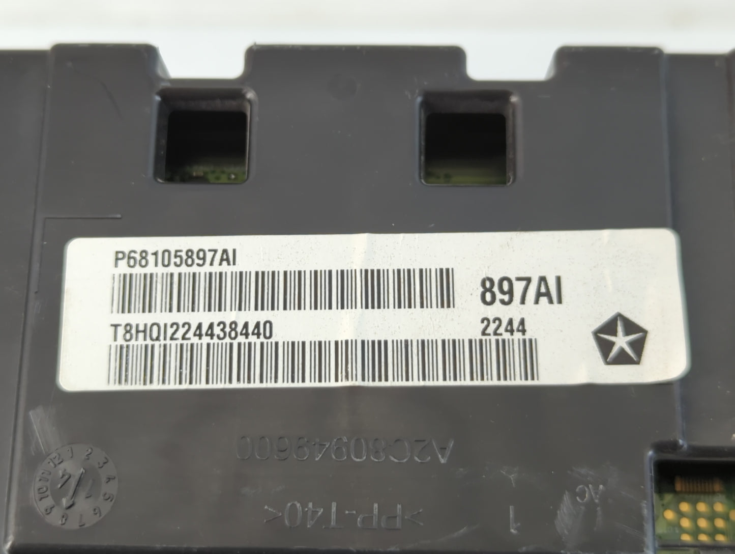 2015 Chrysler 200 Instrument Cluster Speedometer Gauges P/N:P68105897AI Fits OEM Used Auto Parts - Oemusedautoparts1.com