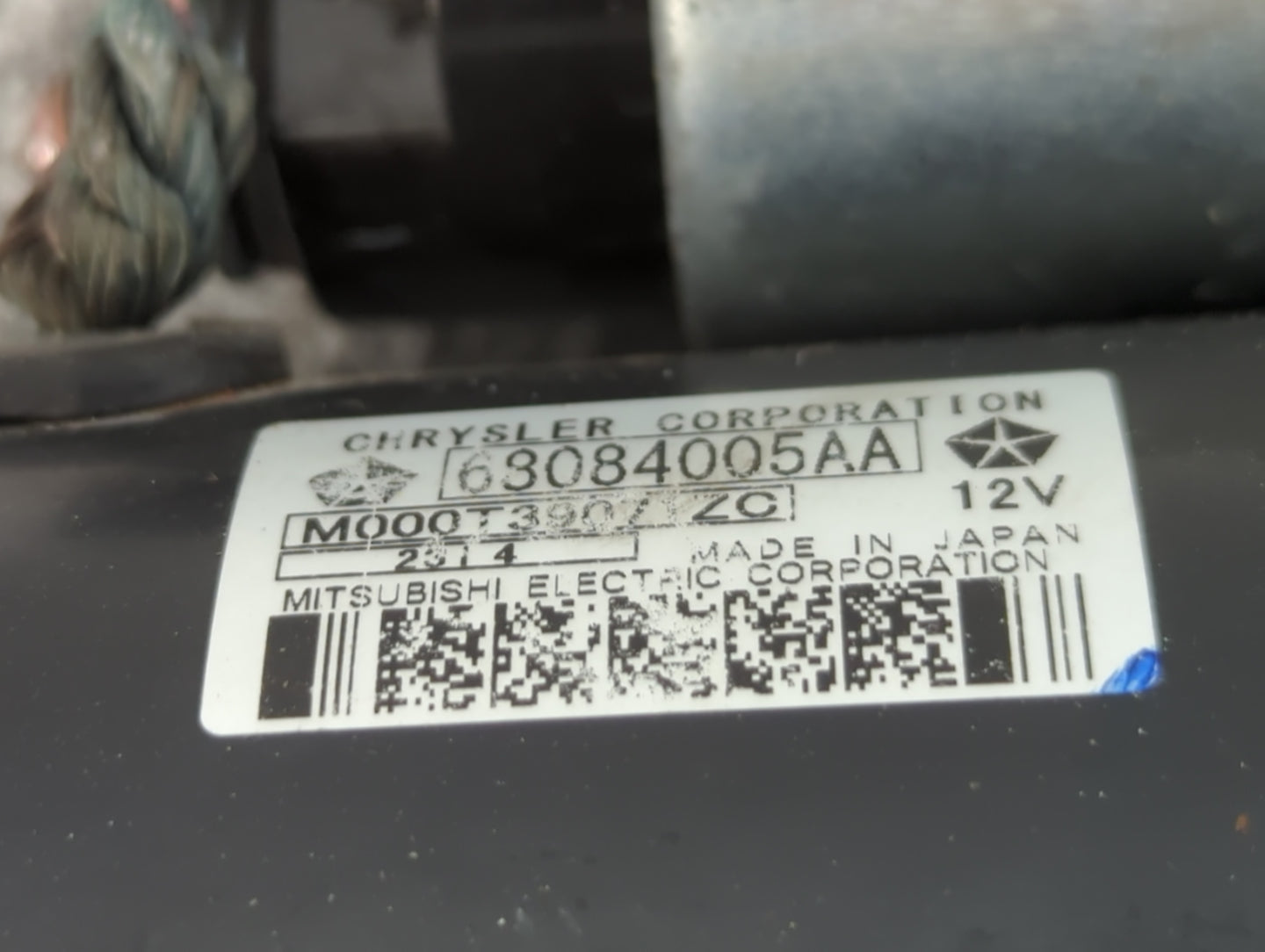 2015-2017 Chrysler 200 Car Starter Motor Solenoid OEM P/N:63084005AA Fits Fits 2014 2015 2016 2017 2018 2019 2020 2021 2022 
