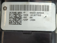 2015-2017 Chrysler 200 Master Power Window Switch Replacement Driver Side Left P/N:68231805AA Fits OEM Used Auto Parts - Oem