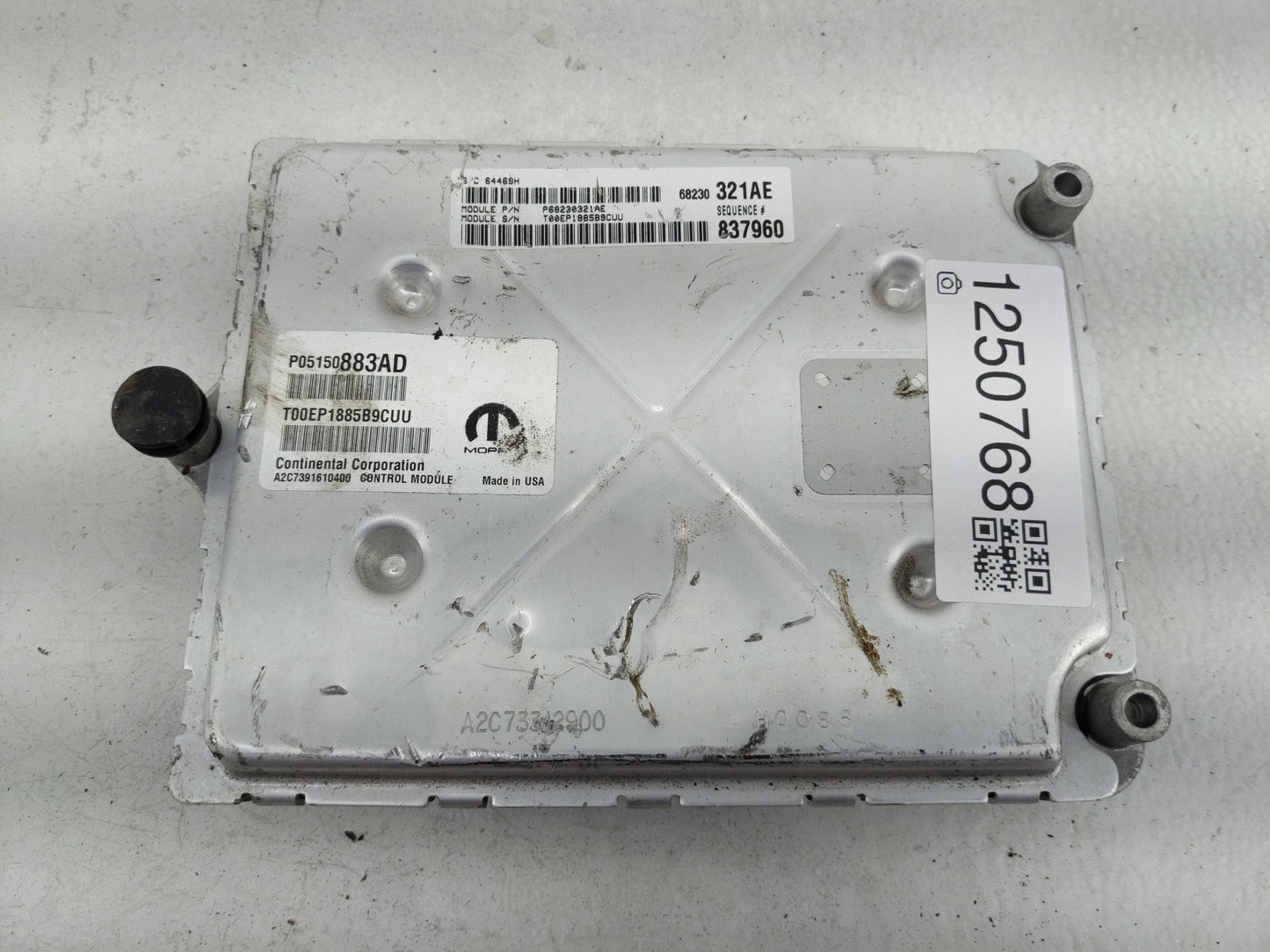 2015 Chrysler 300 PCM Engine Control Computer ECU ECM PCU OEM P/N:P05150883AD Fits OEM Used Auto Parts - Oemusedautoparts1.c