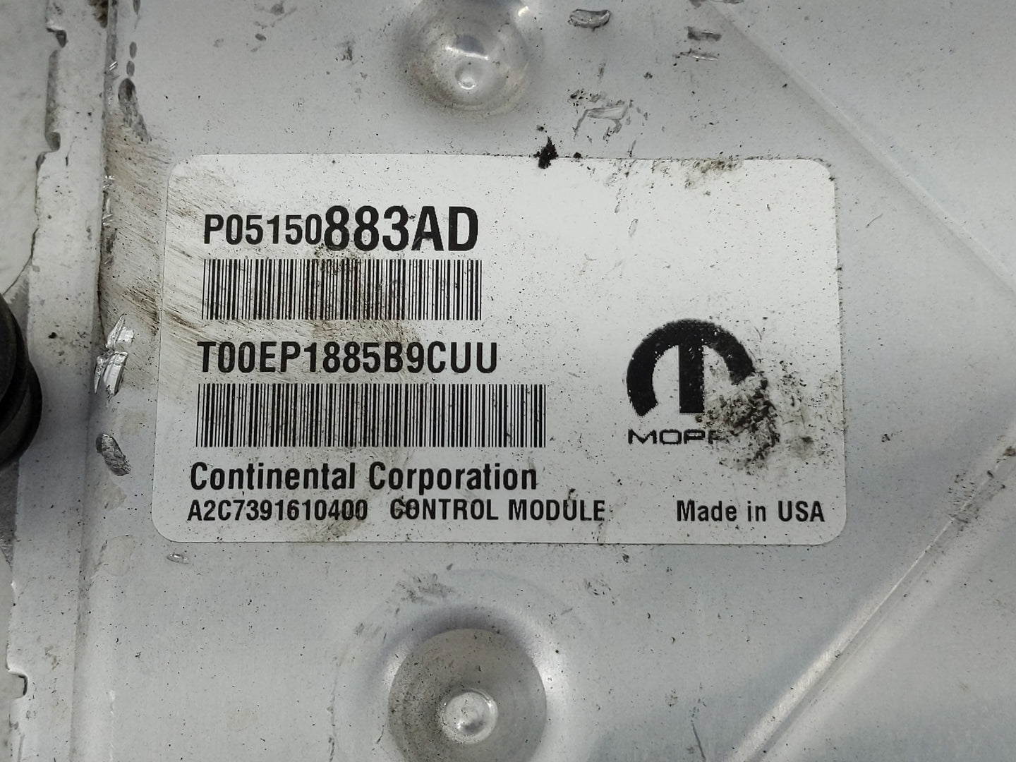 2015 Chrysler 300 PCM Engine Control Computer ECU ECM PCU OEM P/N:P05150883AD Fits OEM Used Auto Parts - Oemusedautoparts1.c