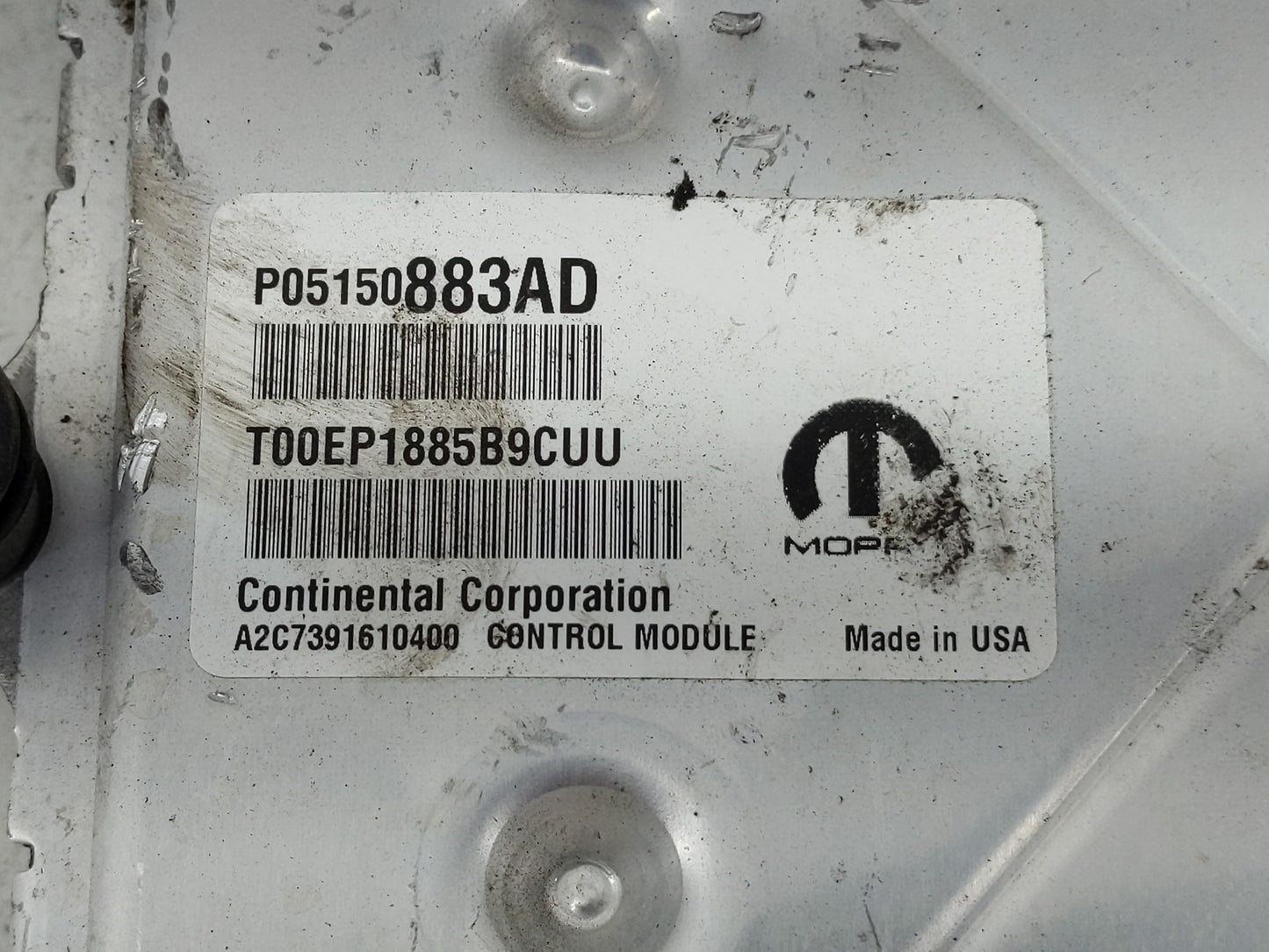 2015 Chrysler 300 PCM Engine Control Computer ECU ECM PCU OEM P/N:P05150883AD Fits OEM Used Auto Parts - Oemusedautoparts1.c
