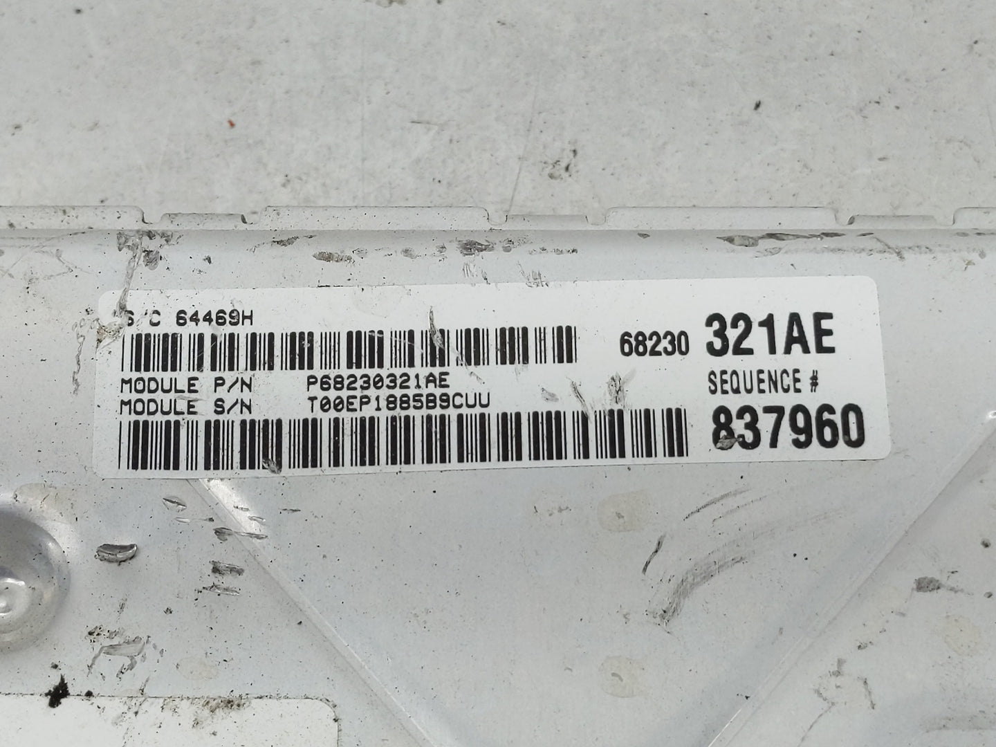 2015 Chrysler 300 PCM Engine Control Computer ECU ECM PCU OEM P/N:P05150883AD Fits OEM Used Auto Parts - Oemusedautoparts1.c