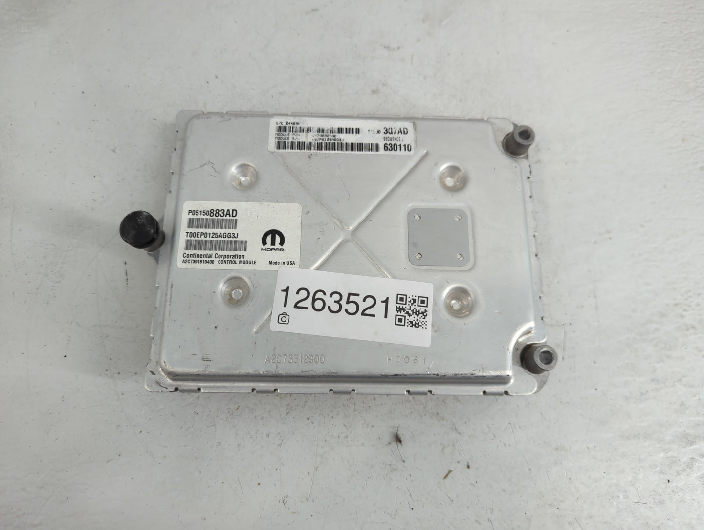 2015 Chrysler 300 PCM Engine Control Computer ECU ECM PCU OEM P/N:P05150883AD Fits OEM Used Auto Parts - Oemusedautoparts1.c