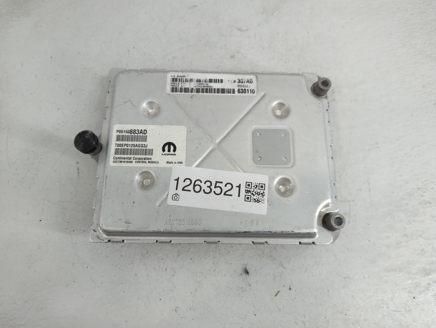 2015 Chrysler 300 PCM Engine Control Computer ECU ECM PCU OEM P/N:P05150883AD Fits OEM Used Auto Parts - Oemusedautoparts1.c