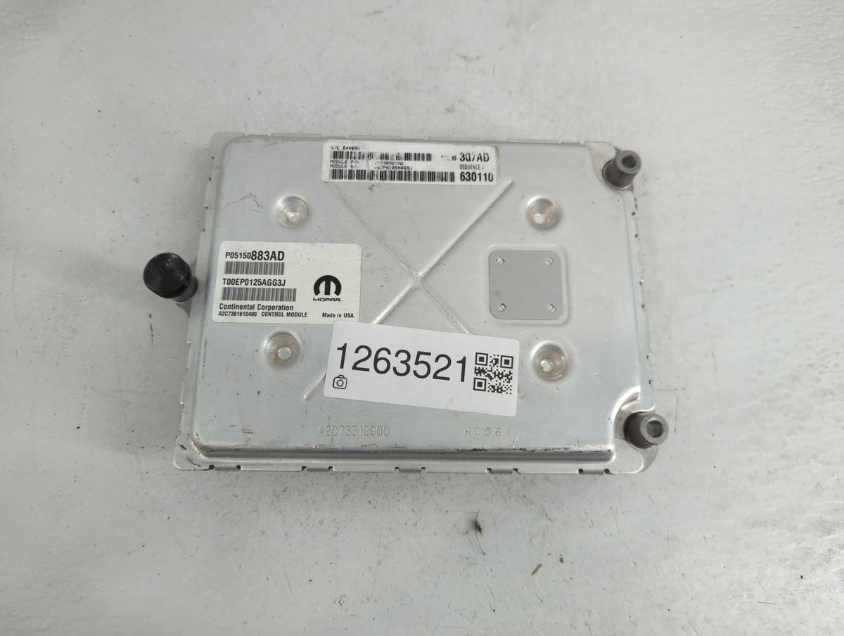 2015 Chrysler 300 PCM Engine Control Computer ECU ECM PCU OEM P/N:P05150883AD OEM Used Auto Parts - Oemusedautoparts1.com