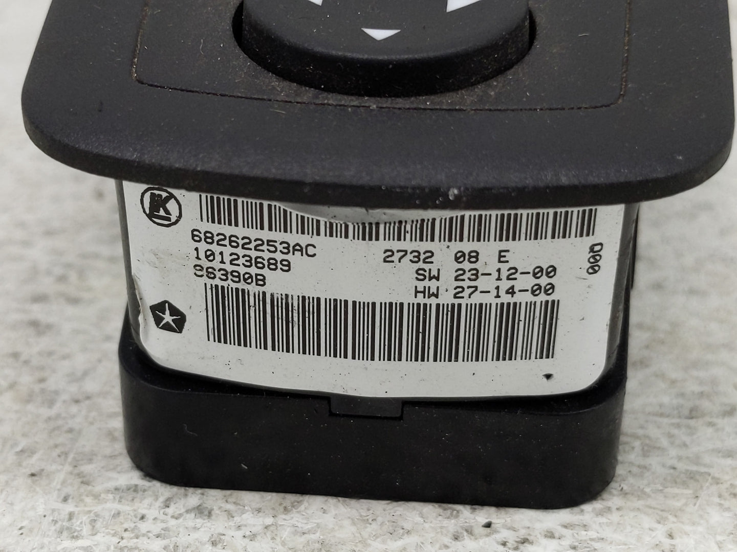 2015-2019 Chrysler 300 Master Power Window Switch Replacement Driver Side Left P/N:68262253AC Fits OEM Used Auto Parts - Oem