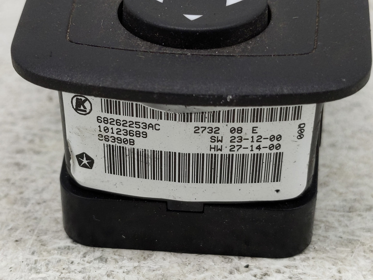 2015-2019 Chrysler 300 Master Power Window Switch Replacement Driver Side Left P/N:68262253AC Fits OEM Used Auto Parts - Oem
