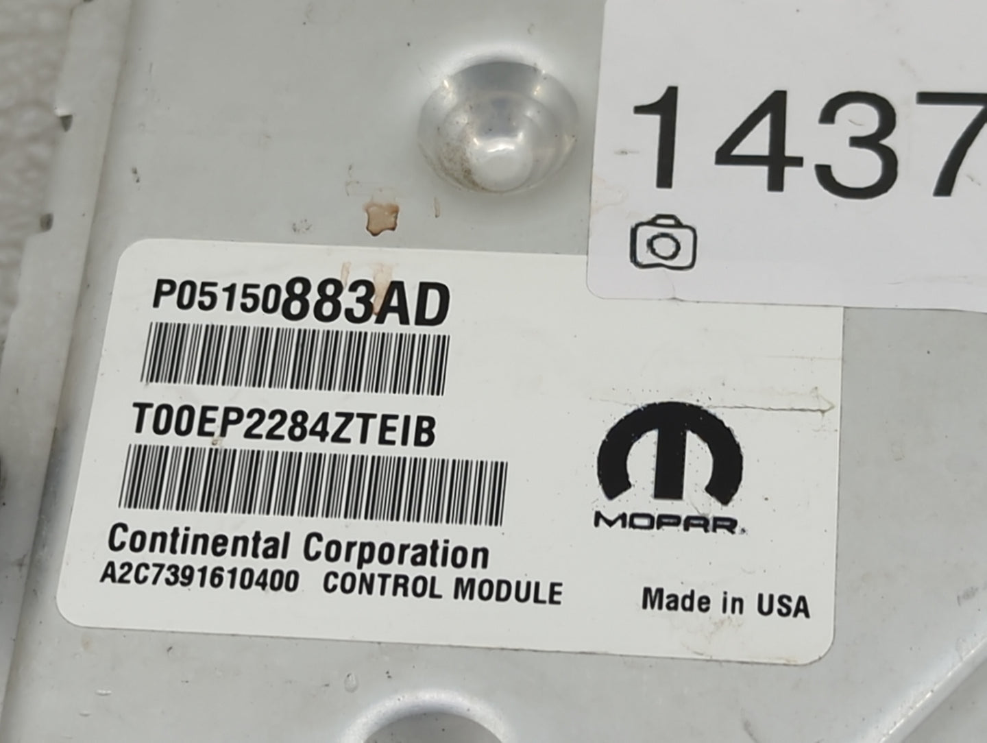2015 Chrysler 300 PCM Engine Control Computer ECU ECM PCU OEM P/N:P05150883AD 68230311AB, A2C73312800, A2C7391610400 Fits OE