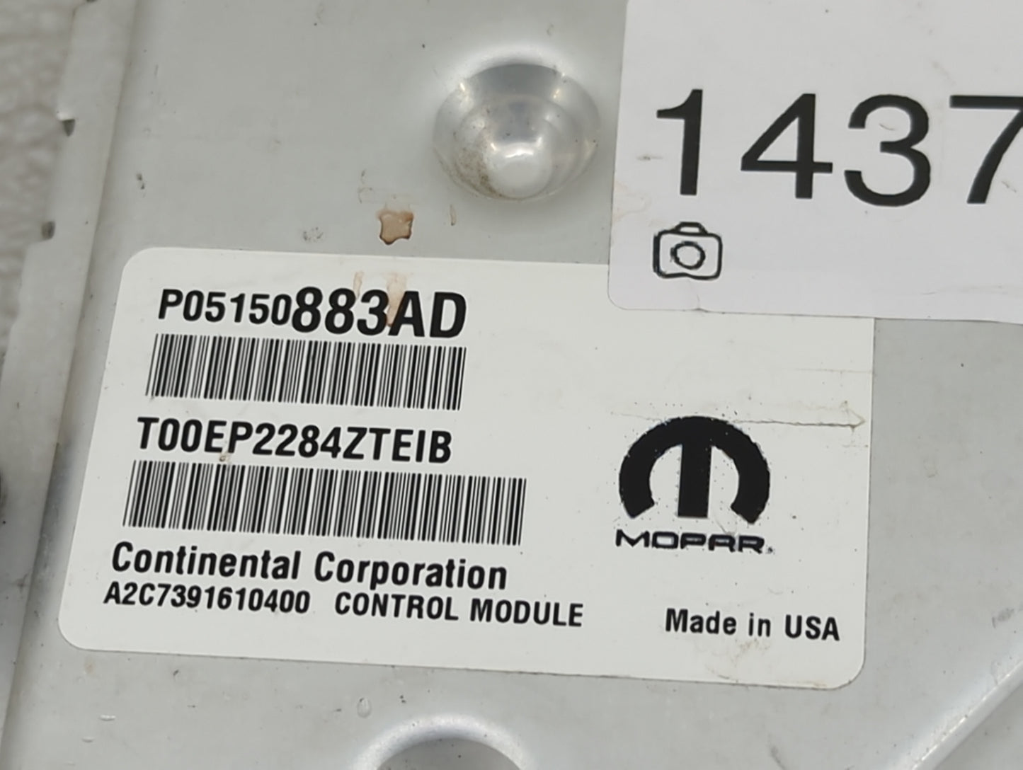 2015 Chrysler 300 PCM Engine Control Computer ECU ECM PCU OEM P/N:P05150883AD 68230311AB, A2C73312800, A2C7391610400 Fits OE