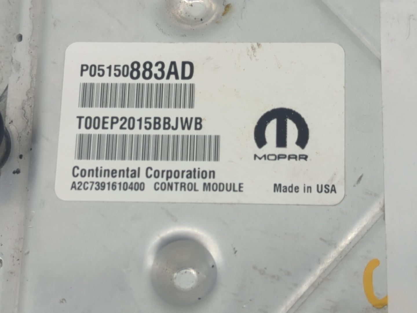 2015 Chrysler 300 PCM Engine Control Computer ECU ECM PCU OEM P/N:P05150883AD T00EP2015BBJWB, P68230307AE, A2C7391610400 Fit