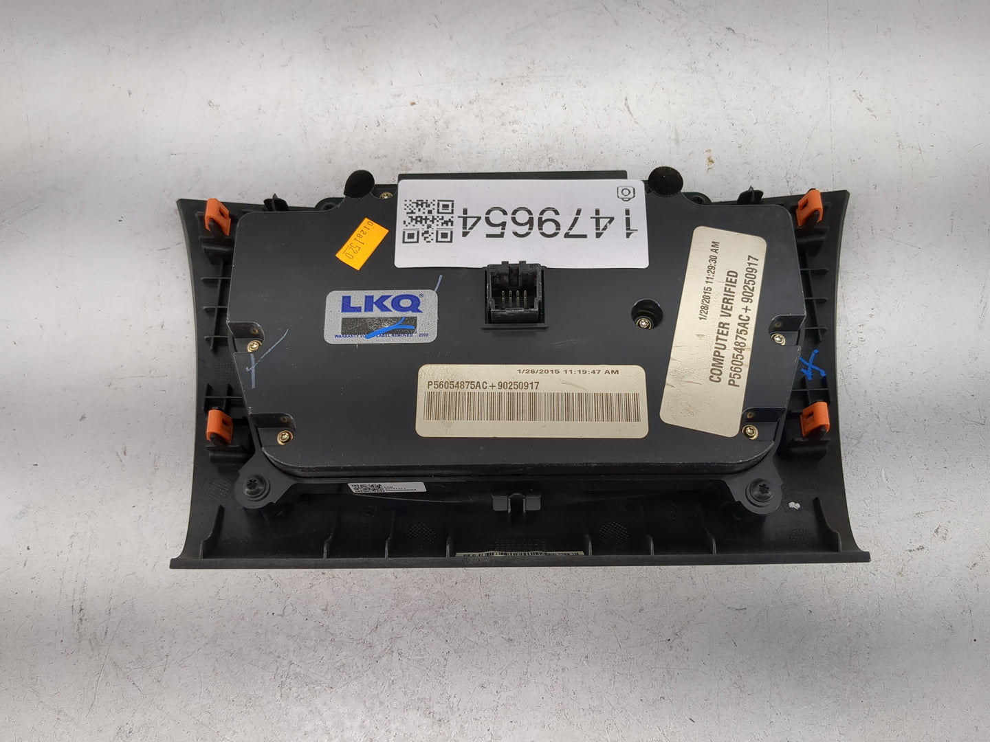 2015-2016 Chrysler 300 Climate Control Module Temperature AC/Heater Replacement P/N:P56054875AC 90250917 Fits Fits 2015 2016