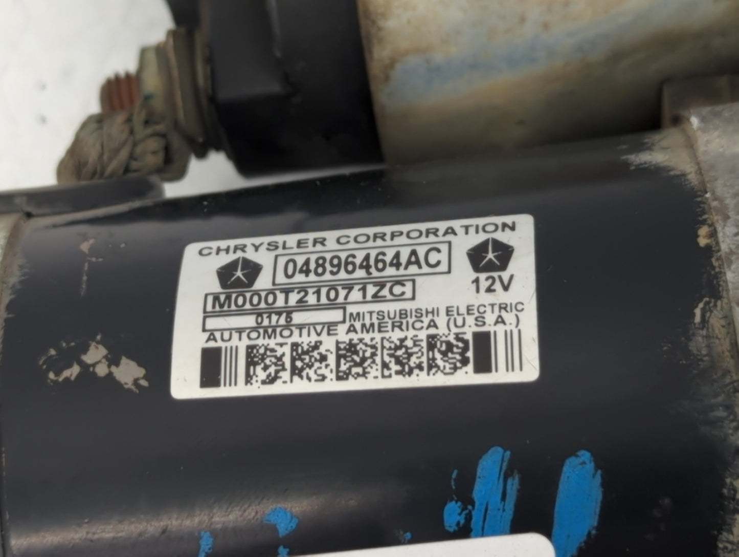 2006-2022 Chrysler 300 Car Starter Motor Solenoid OEM P/N:M000T21071ZC 04896464AC Fits OEM Used Auto Parts - Oemusedautopart
