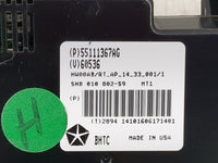 2015 Chrysler Town and Country Climate Control Module Temperature AC/Heater Replacement P/N:55111367AG 5HB010802-59 Fits OEM
