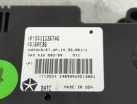2015 Chrysler Town and Country Climate Control Module Temperature AC/Heater Replacement P/N:55111367AG 5HB010802-59 Fits OEM