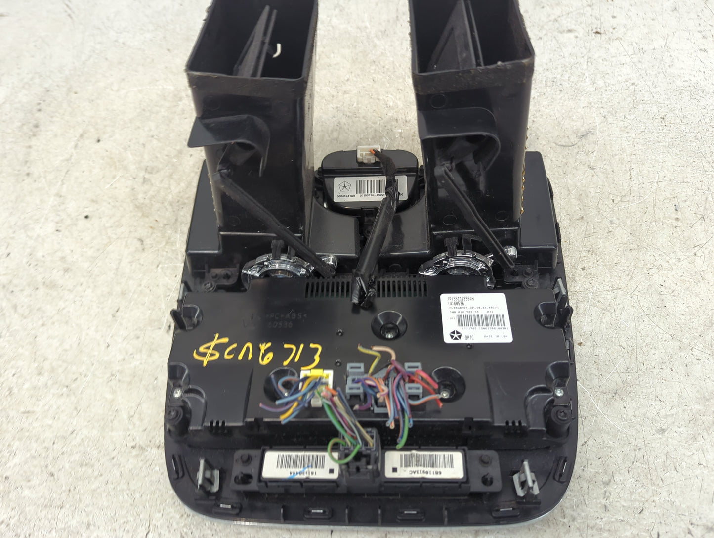 2015 Chrysler Town and Country Climate Control Module Temperature AC/Heater Replacement P/N:P55111236AA 68110936 Fits OEM Us
