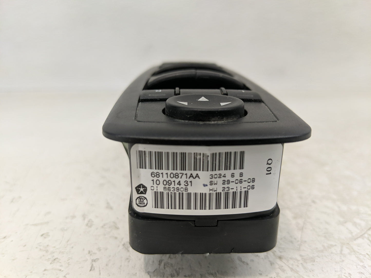 2012-2016 Chrysler Town & Country Master Power Window Switch Replacement Driver Side Left P/N:68110871AA 68110866AA Fits OEM