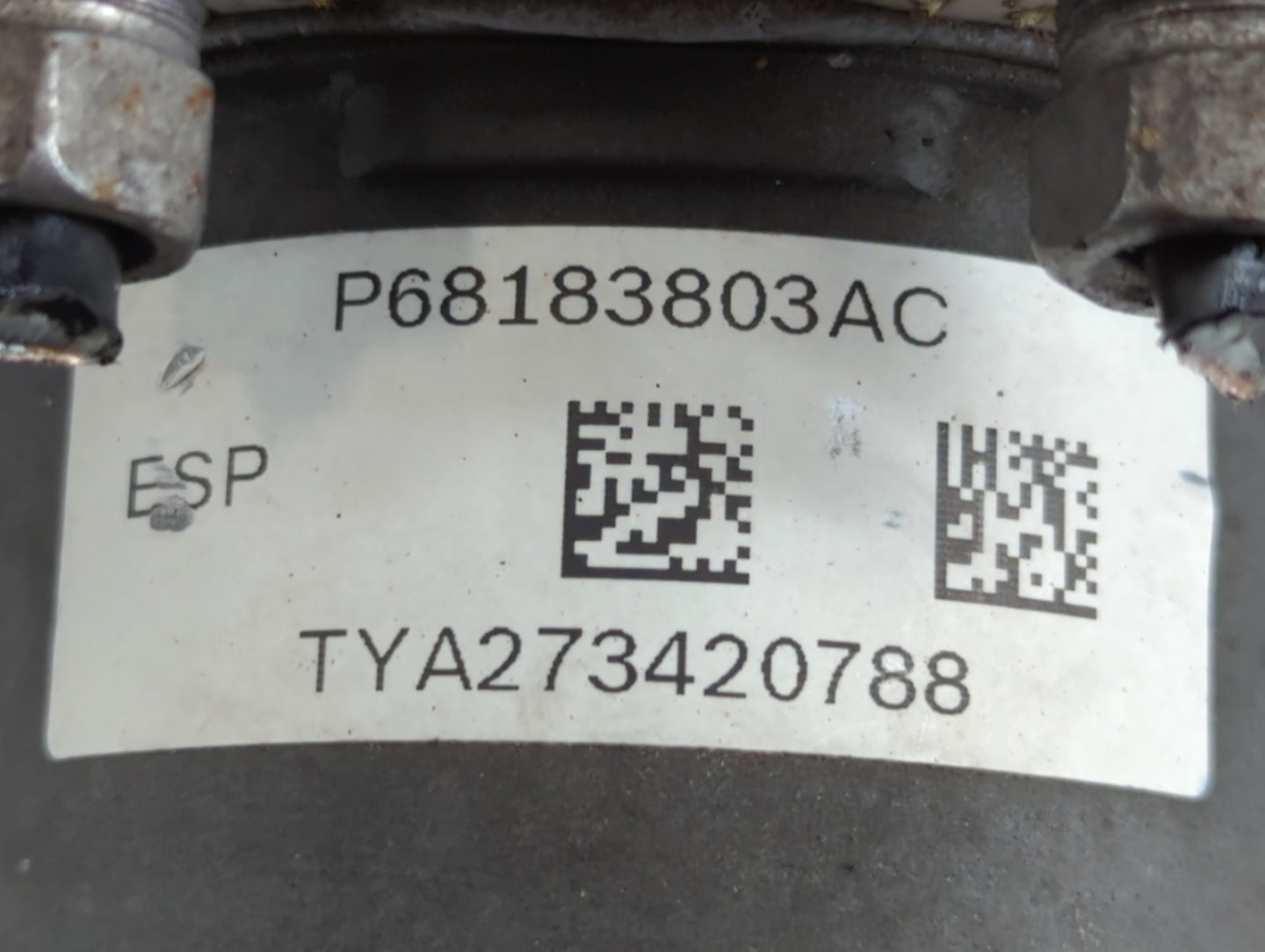 2015-2016 Chrysler Town & Country ABS Pump Control Module Replacement P/N:P68183803AC Fits Fits 2015 2016 2017 2018 2019 202