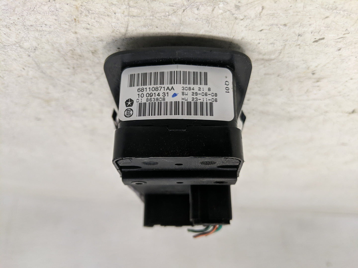 2012-2016 Chrysler Town & Country Master Power Window Switch Replacement Driver Side Left P/N:10 0914 31 68110871AA Fits OEM