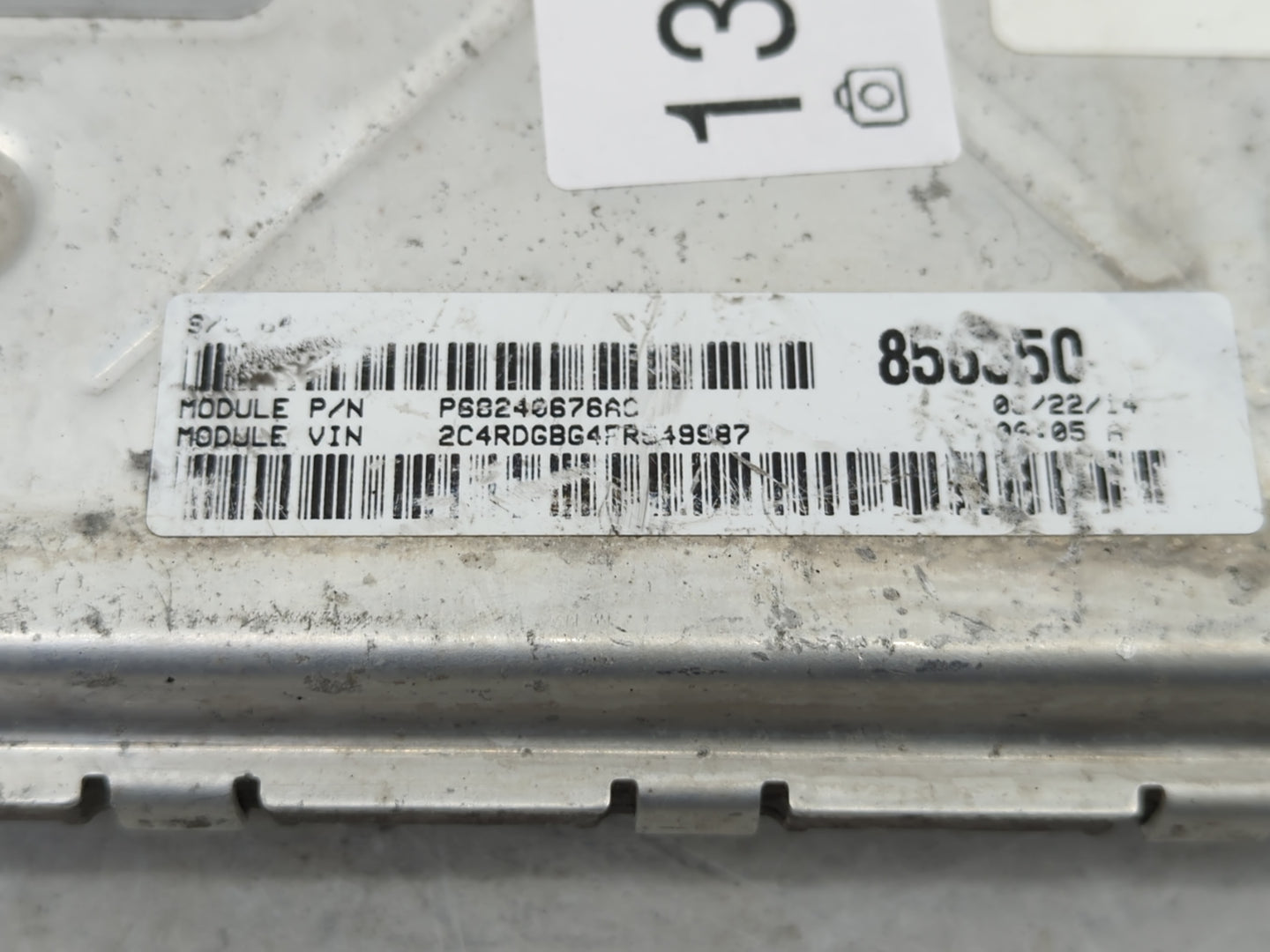 2015 Chrysler Town & Country PCM Engine Control Computer ECU ECM PCU OEM P/N:05150876AD Fits OEM Used Auto Parts - Oemusedau