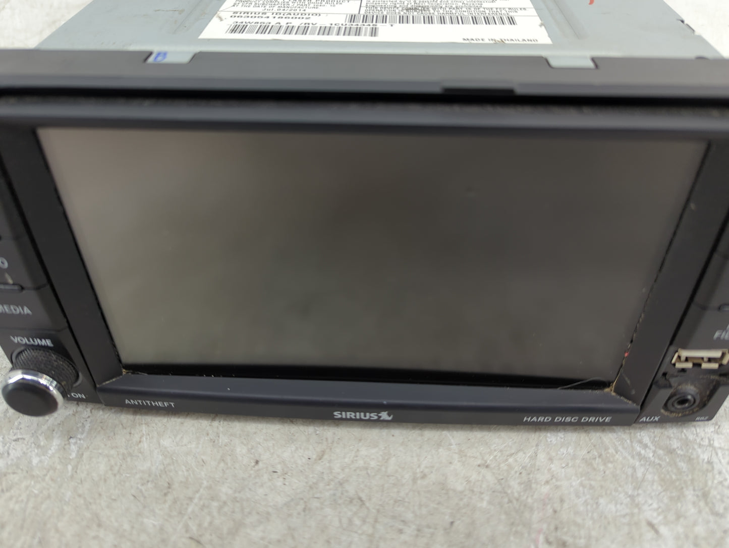 2012-2016 Chrysler Town & Country Radio AM FM Cd Player Receiver Replacement P/N:P68245857AB Fits OEM Used Auto Parts - Oemu