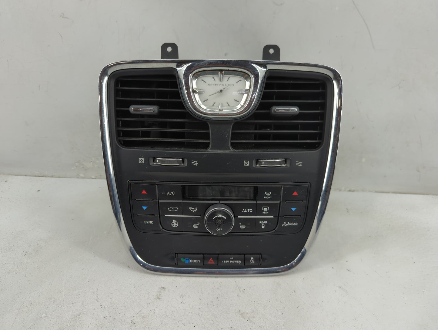 2011-2016 Chrysler Town & Country Climate Control Module Temperature AC/Heater Replacement P/N:55111367AG Fits OEM Used Auto