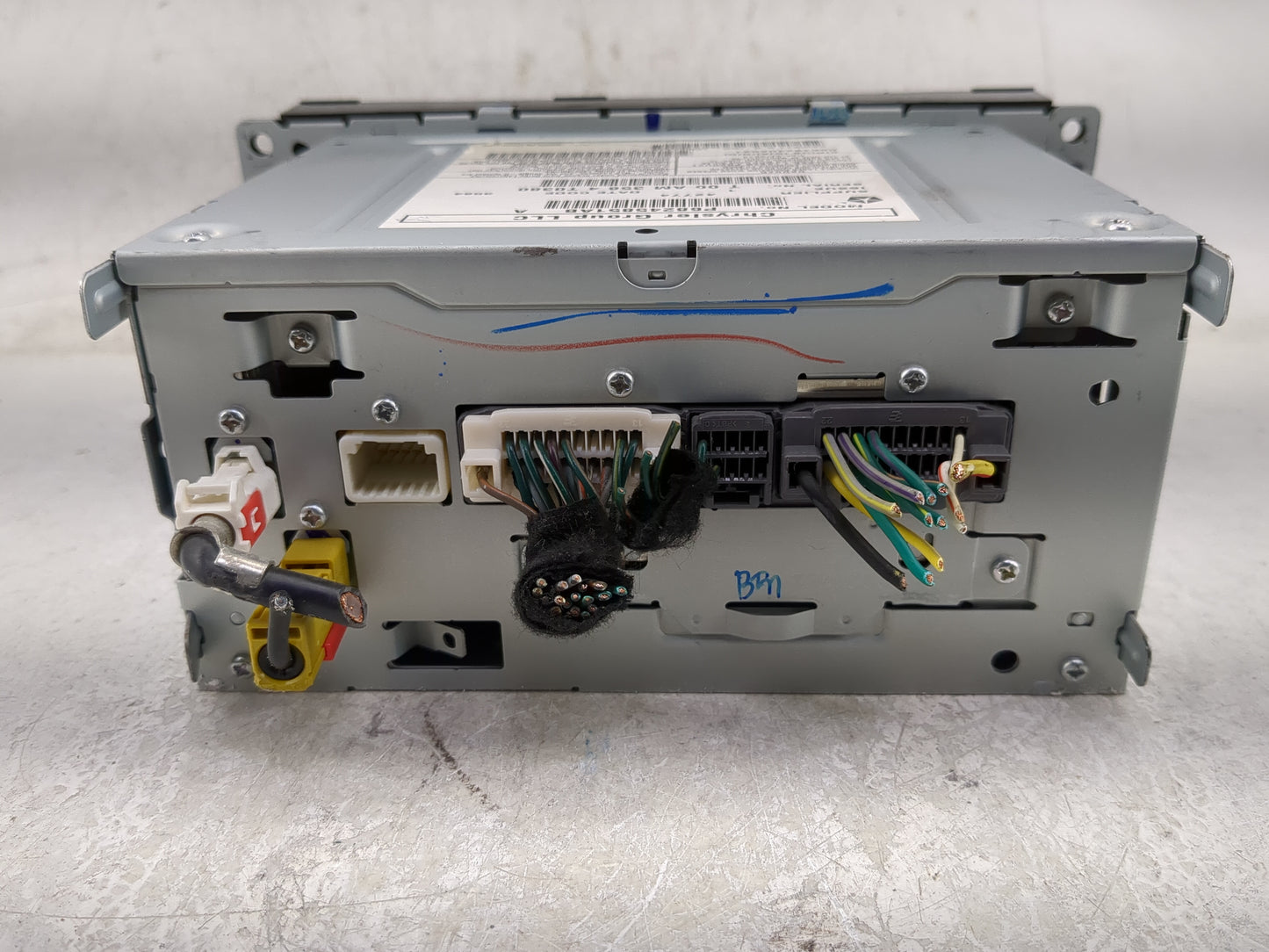2012-2016 Chrysler Town & Country Radio AM FM Cd Player Receiver Replacement P/N:68245851AB Fits OEM Used Auto Parts - Oemus