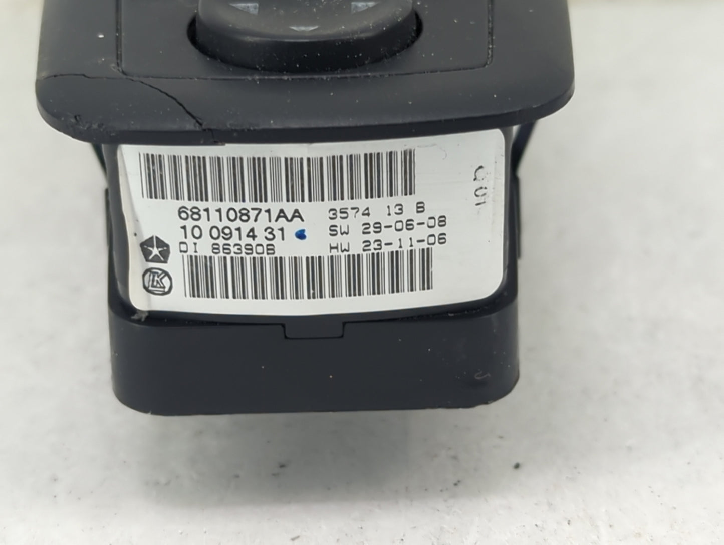 2012-2016 Chrysler Town & Country Master Power Window Switch Replacement Driver Side Left P/N:68110871AA Fits OEM Used Auto 