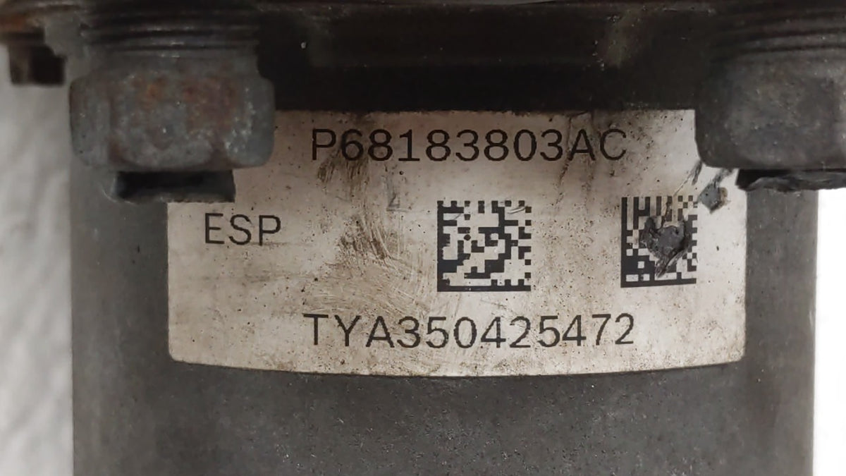 2014 Chrysler Town & Country Anti-Lock Brake ABS Pump Module Actuator OEM P/N:P68183803AC Fits OEM Used Auto Parts - Oemused