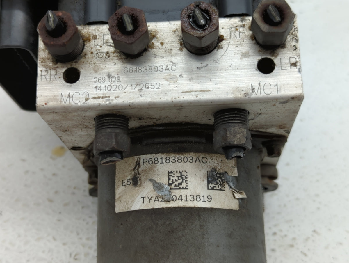 2014 Chrysler Town & Country Anti-Lock Brake ABS Pump Module Actuator OEM P/N:68183803AC P68183803AC Fits OEM Used Auto Part