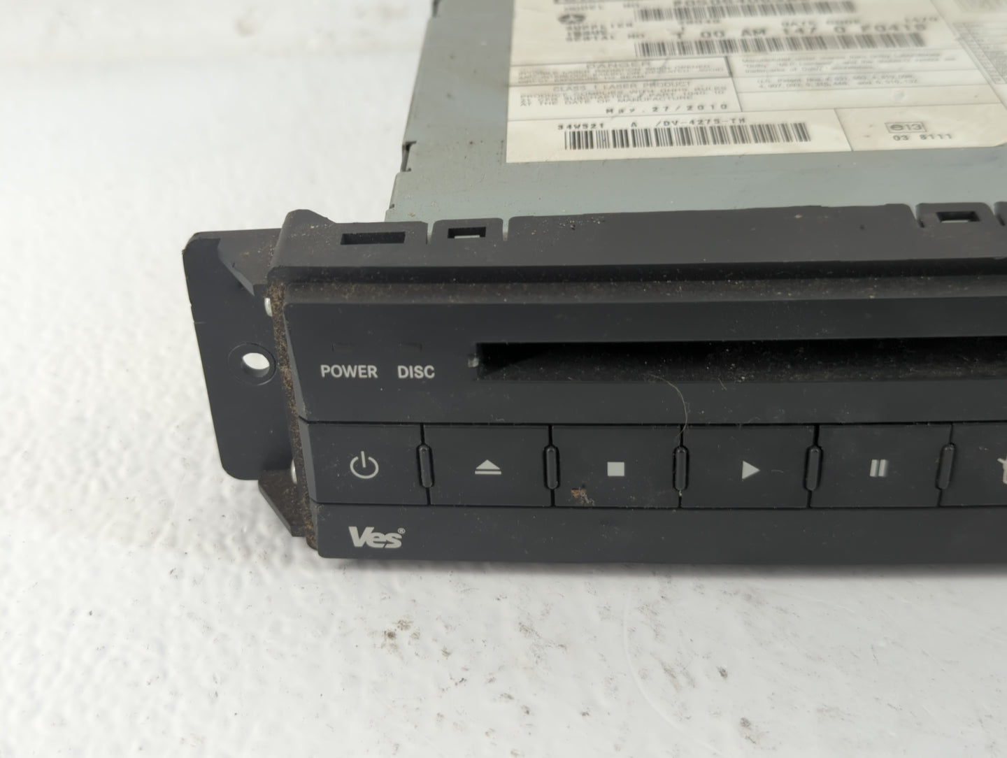 2012-2016 Chrysler Town & Country Radio AM FM Cd Player Receiver Replacement P/N:P05064063AE Fits OEM Used Auto Parts - Oemu